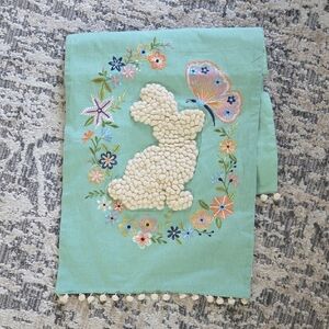 Tabitha Webb Spring Embroidered Table Runner